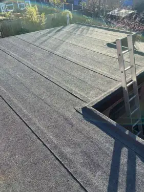 Click Here To Enlarge This Photo Of Atherstone Flat Felt Roofing