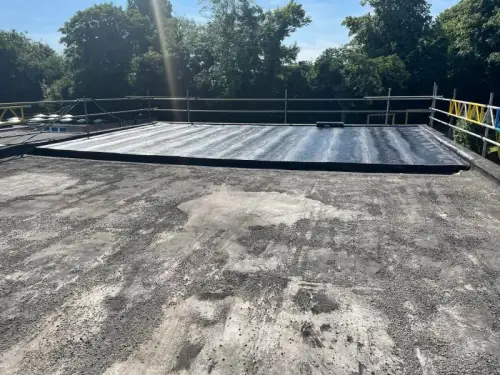 Click Here To Enlarge This Photo Of Scotch Orchard School Dining Room Roof