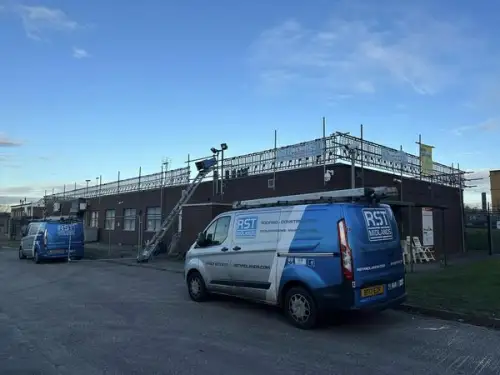 Click Here To Enlarge This Photo Of Shell Transport office roof