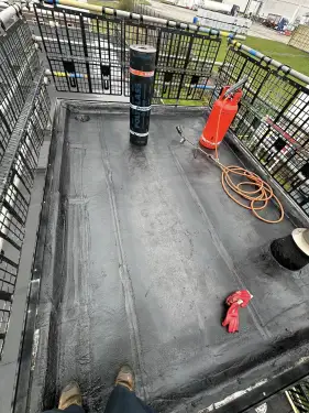 Click Here To Enlarge This Photo Of Shell Oil Terminal Roof Replacement