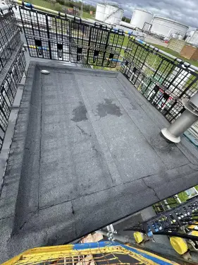 Click Here To Enlarge This Photo Of Shell Oil Terminal Roof Replacement
