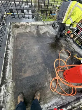 Click Here To Enlarge This Photo Of Shell Oil Terminal Roof Replacement
