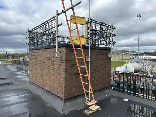 Click Here To Enlarge This Photo Of Shell Oil Terminal Roof Replacement