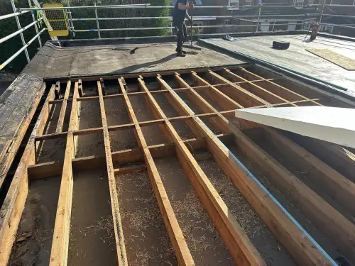 Click Here To Enlarge This Photo Of Warton Club Flat Roof Replacement