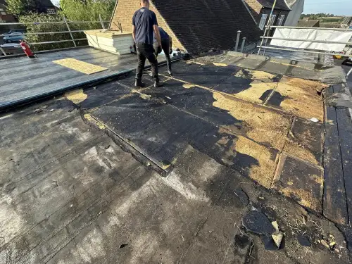 Click Here To Enlarge This Photo Of Warton Club Flat Roof Replacement