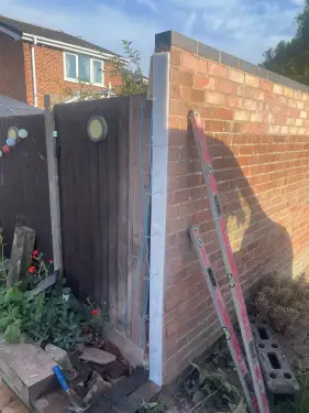 Click Here To Enlarge This Photo Of Garden wall replacement
