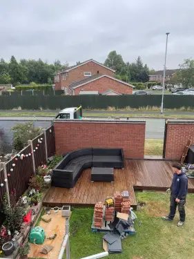 Click Here To Enlarge This Photo Of Garden wall replacement