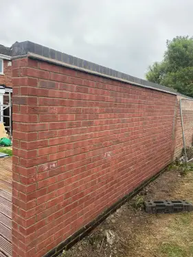 Click Here To Enlarge This Photo Of Garden wall replacement
