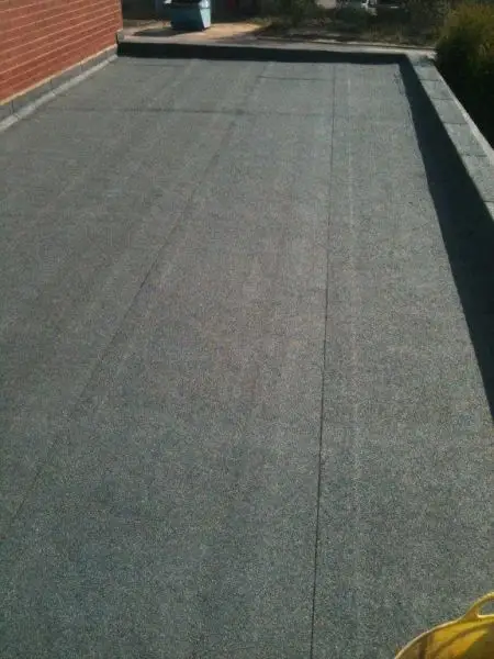 Flat Felt Roof Tamworth. Torch on Modified Bitumen roofing: Swipe To View More Images